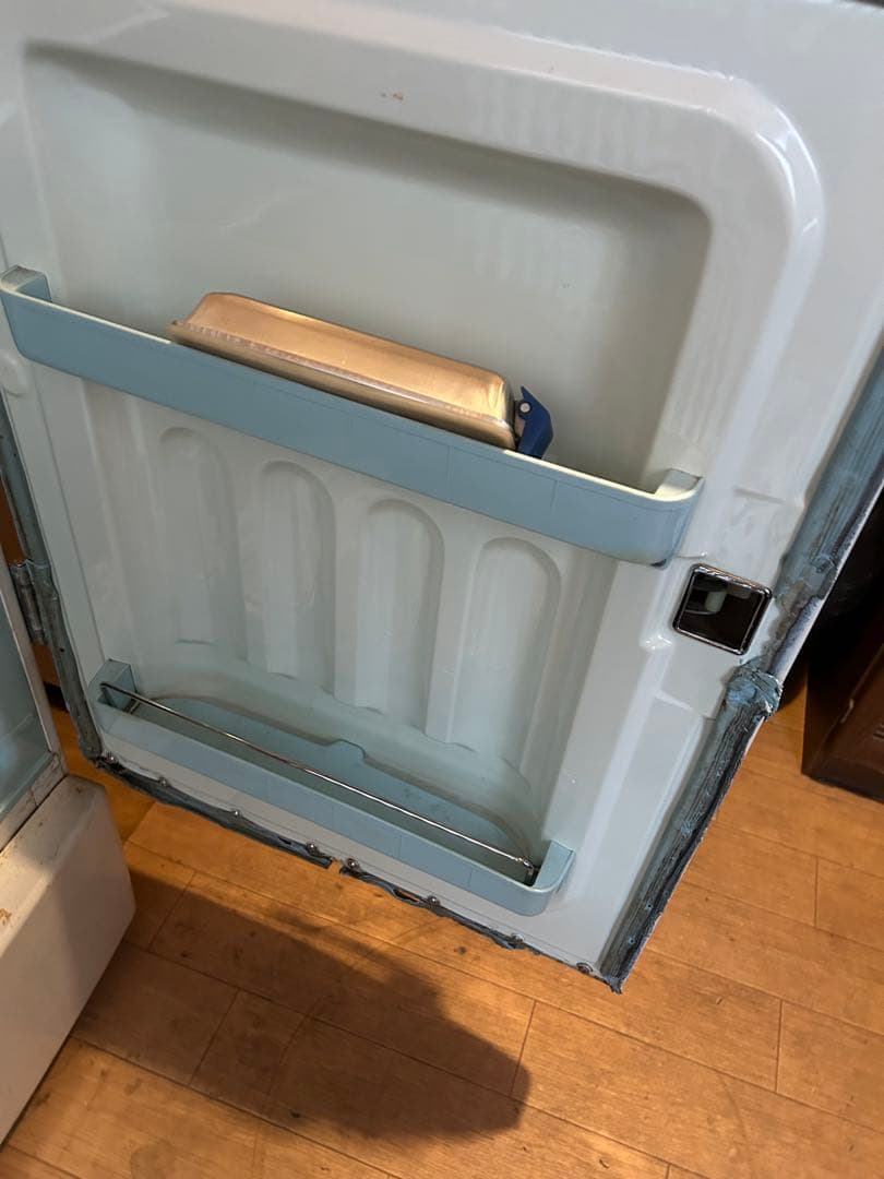 昭和30年代　東芝　電気　冷蔵庫　昭和レトロ　当時物　アンティーク　雑貨　家電