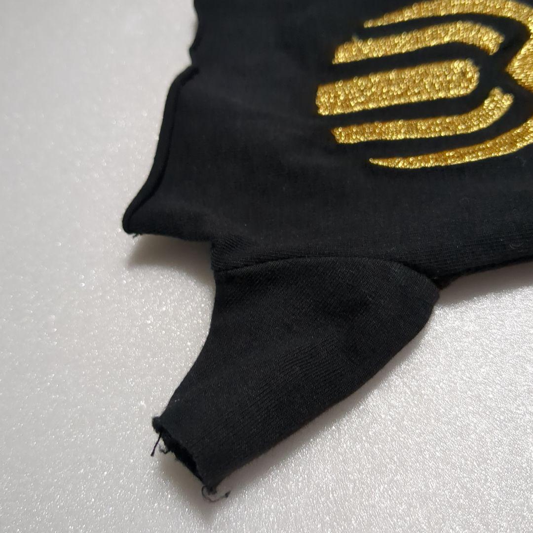 UVERworld 指なしグローブ ブラック　初代ゴールド　復活ver.