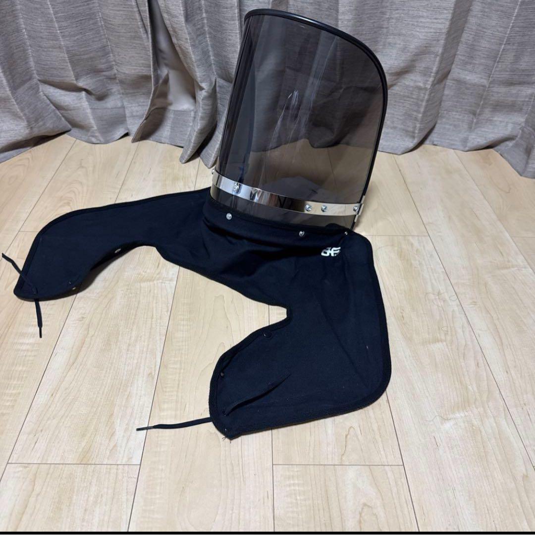 アサヒ風防　黒　新幹線風防　族車