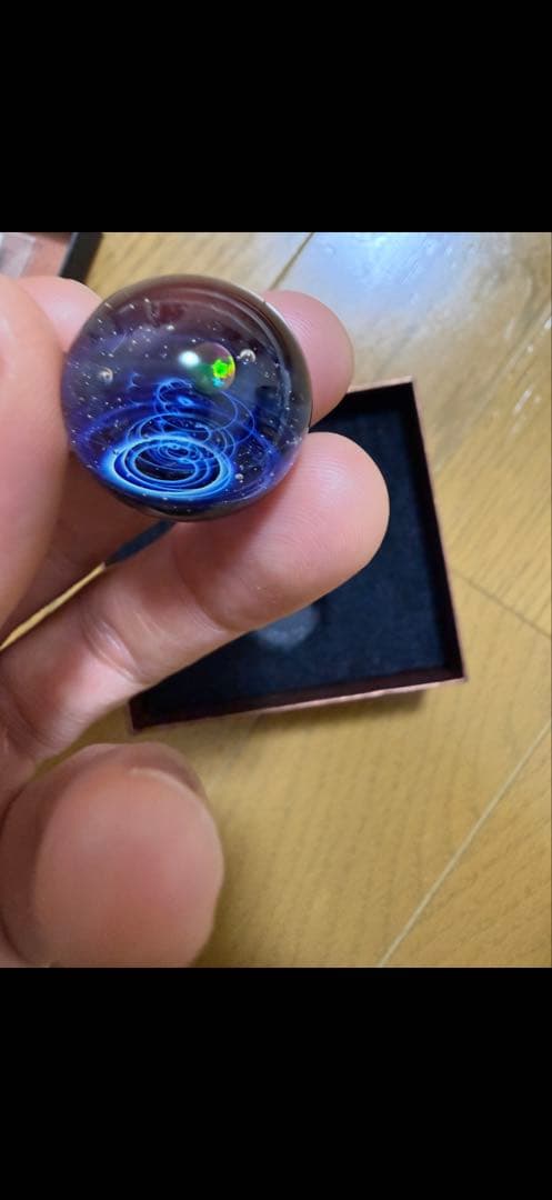戸水賢志作　+α 宇宙ガラス　ペンダント