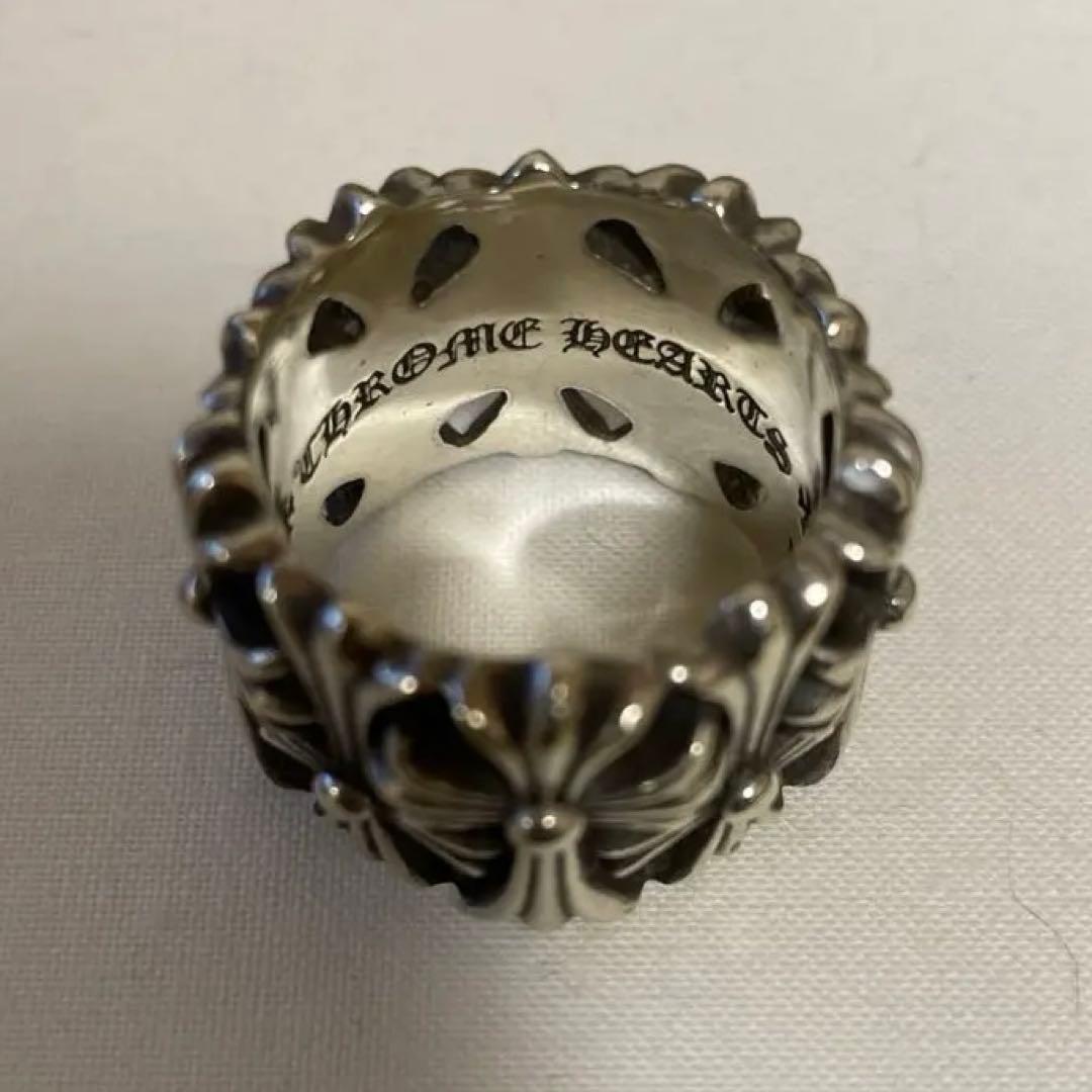 【年越大特価】CHROME HEARTSセメタリークロス リング 23号