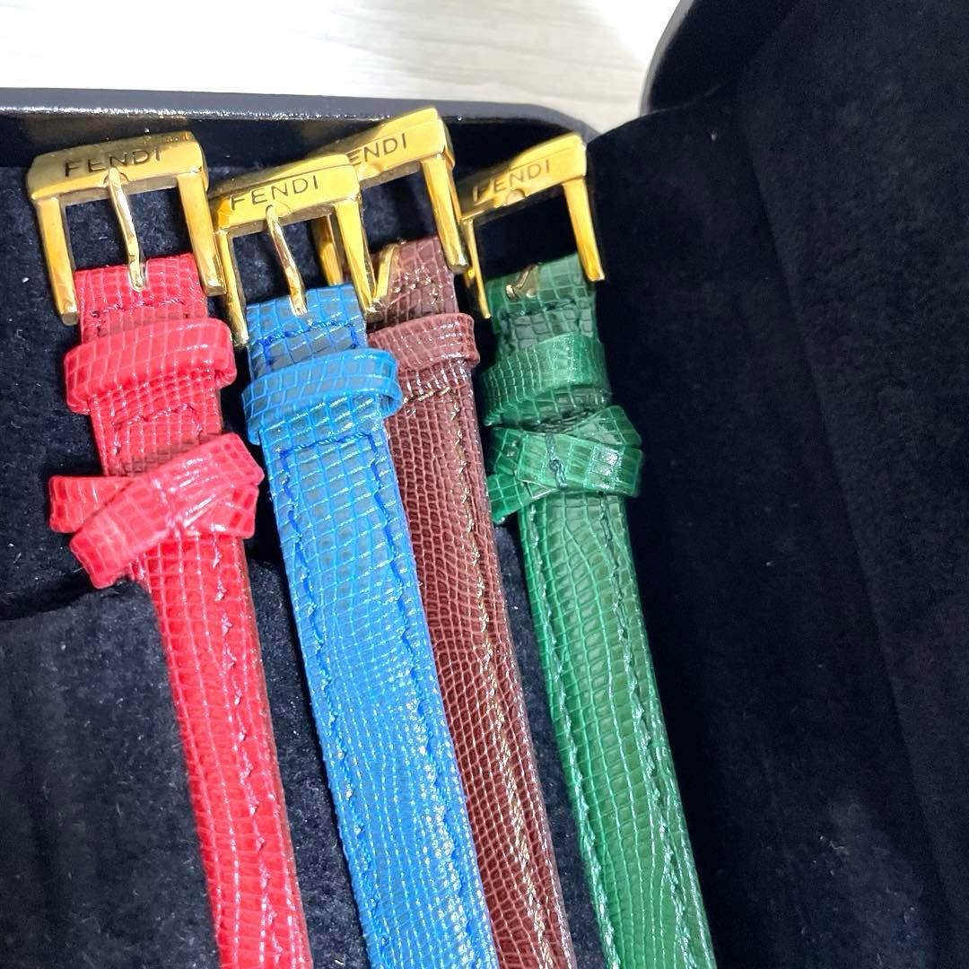 【美品SALE】フェンディ FENDI 640L チェンジベルト4色 時計なし