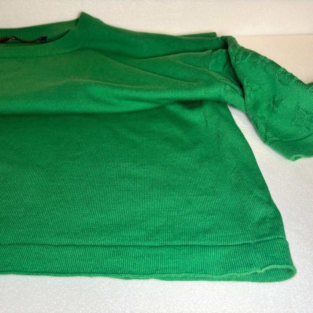 【ランクSA】LOUIS VUITTON 半袖シャツ Lサイズ 袖モノグラム