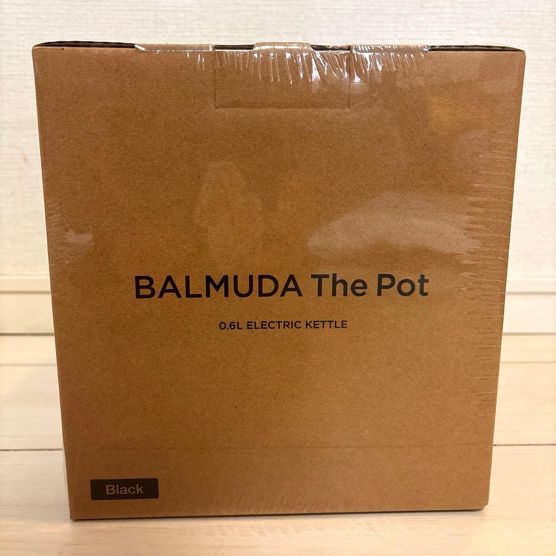 【新品未開封】バルミューダ 電気ケトル The Pot ブラック