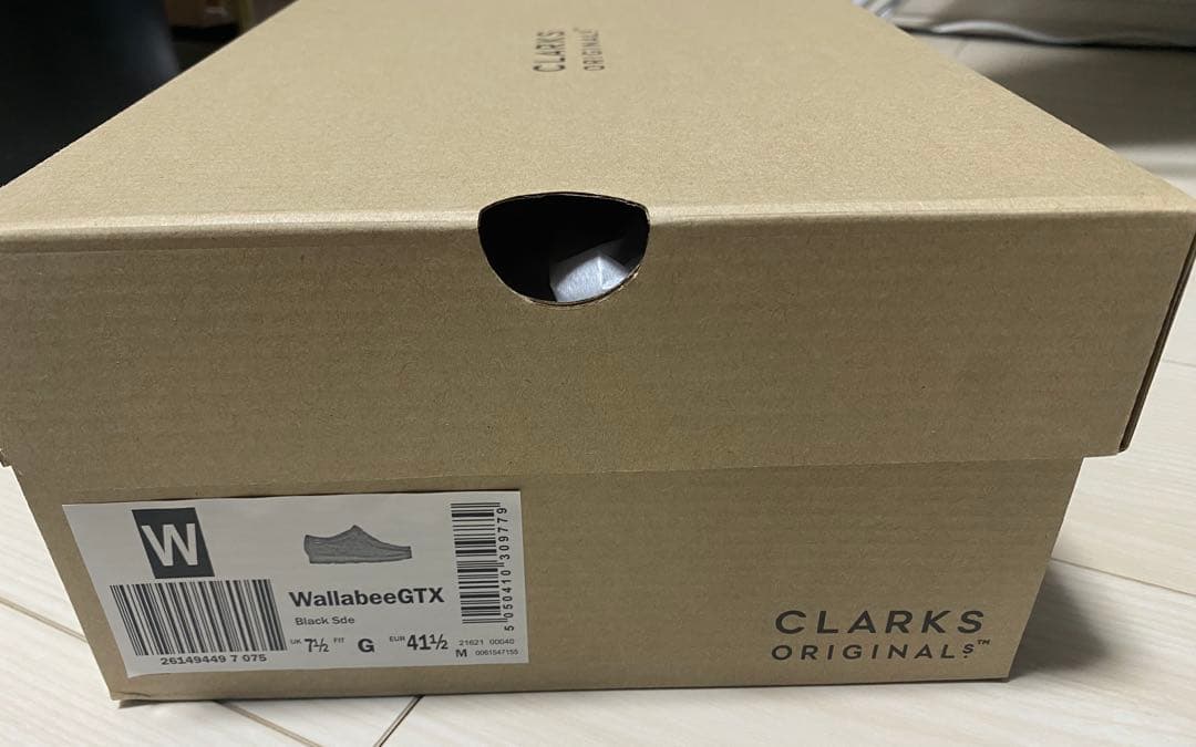 クラークス ワラビー GORE-TEX UK7 1/2 黒