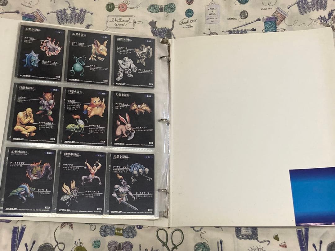 ゆ*う様 幻想水滸伝コレクションカード　公式バインダー入りフルセット-1