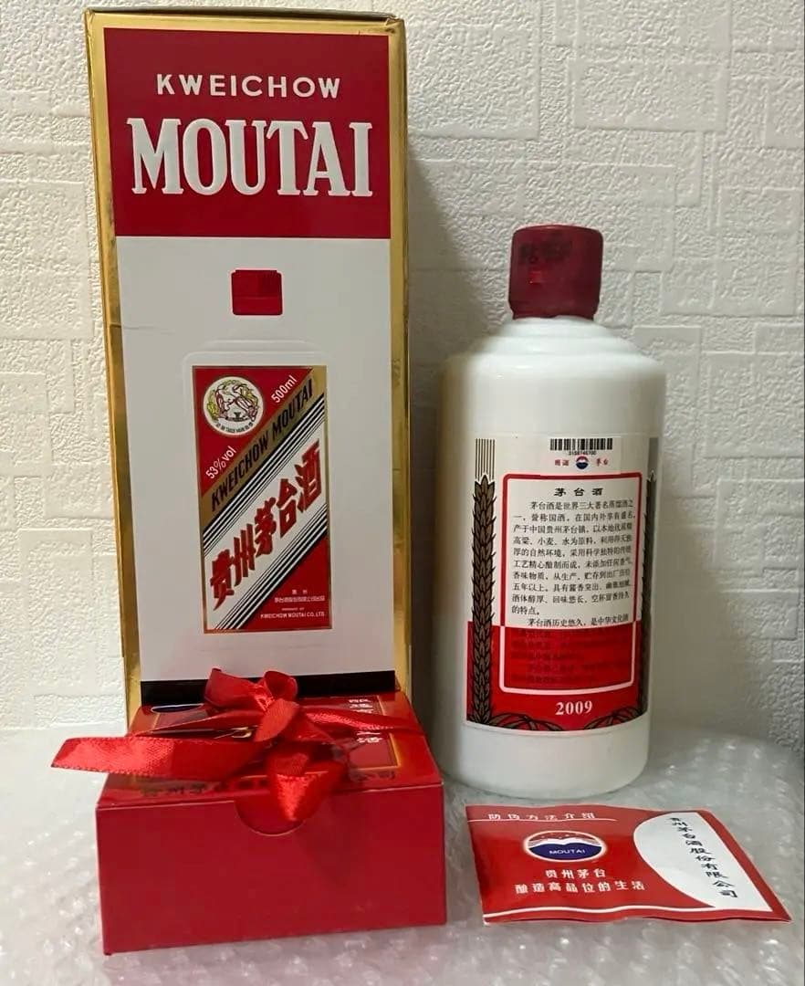 貴州茅台酒 2009年 MOUTAI マオタイ 53度 天女ラベル未開栓品