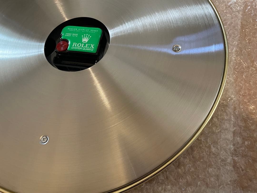 海外販促品 新品 ROLEX掛け時計 デイトナ ⭐︎ゴールド／グリーン⭐︎