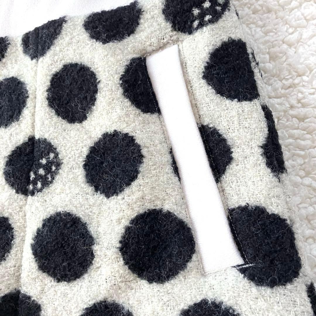 【新品】パーリーゲイツ　中綿リングチェックスカート BIGドット柄　0