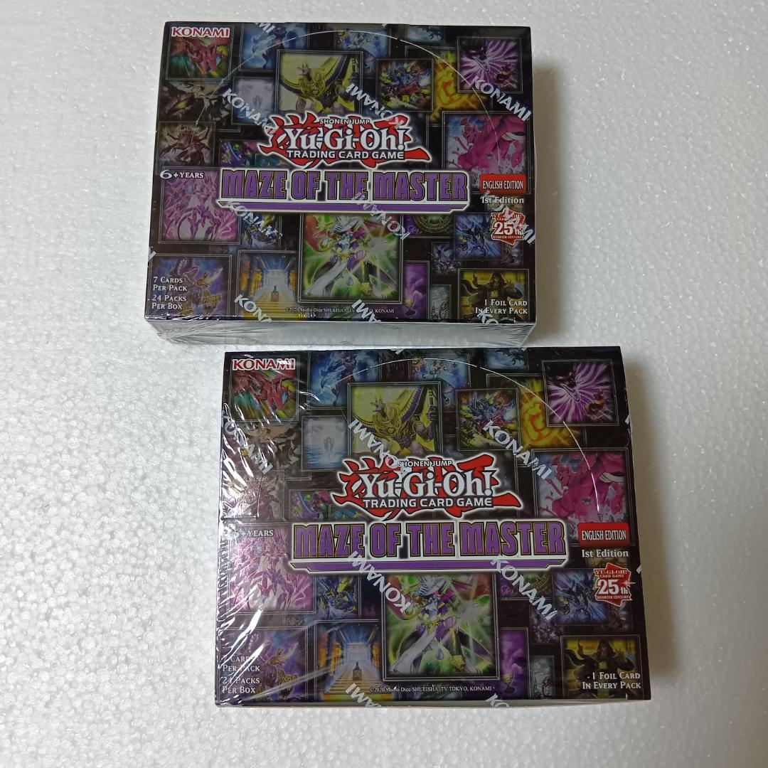 シュリンク付き 遊戯王 英語版 メイズ・オブ・ザ・マスター 2BOX 新品