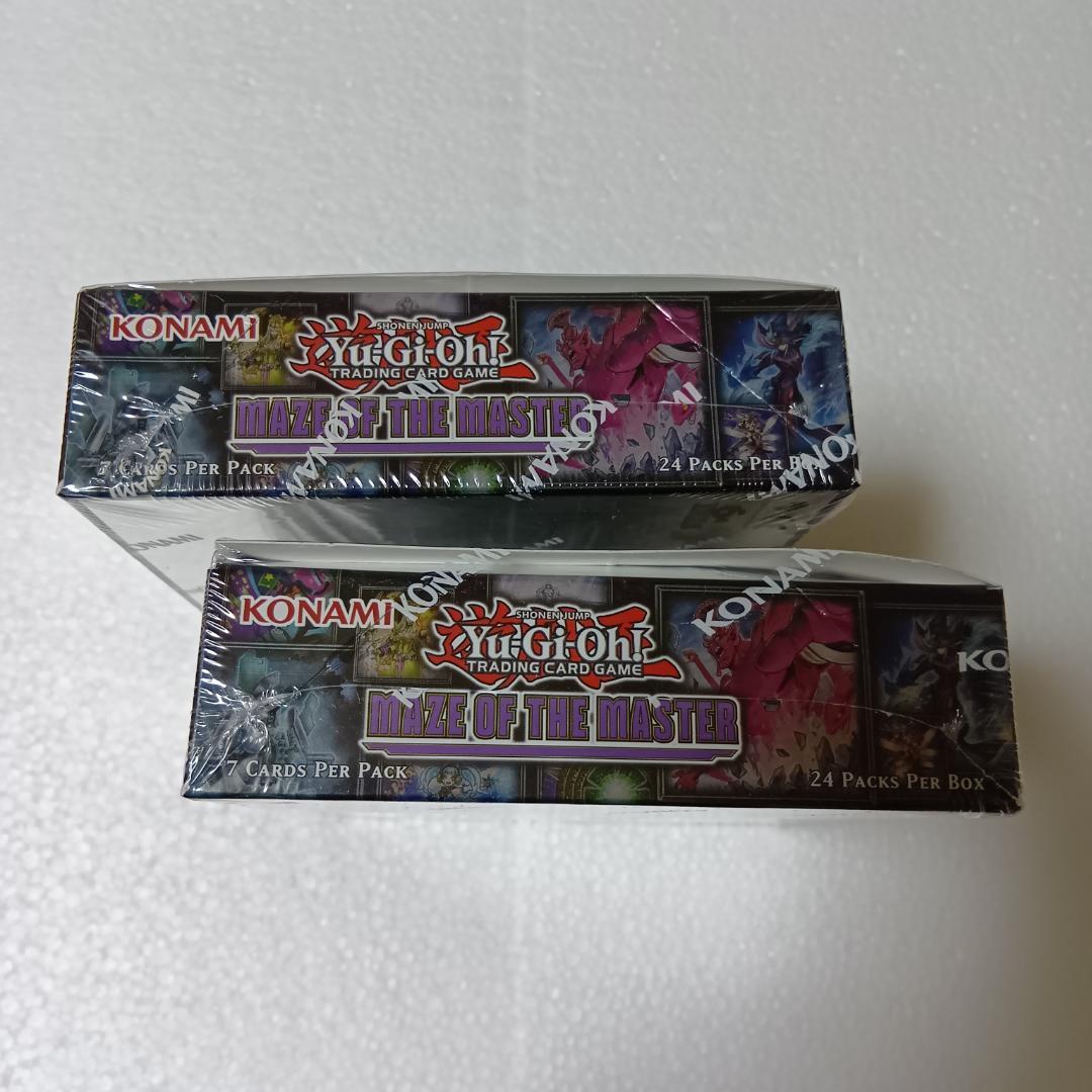 シュリンク付き 遊戯王 英語版 メイズ・オブ・ザ・マスター 2BOX 新品