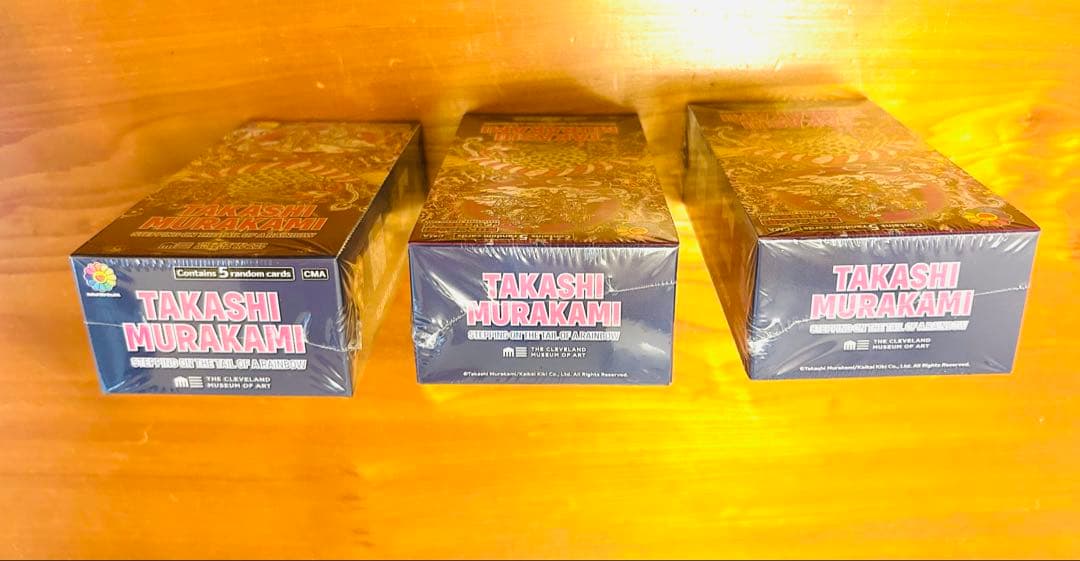 【新品未開封】限定版　村上隆　クリーブランド　新弾トレカ　3BOX