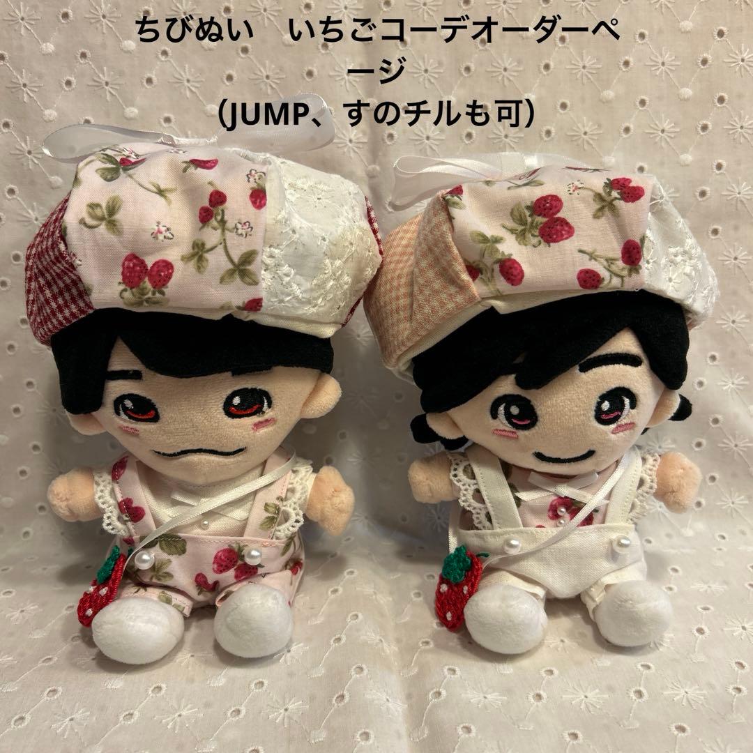 ちびぬい　いちごコーデ　オーダーページ　すのチル　関西ちびぬい　ぬい服