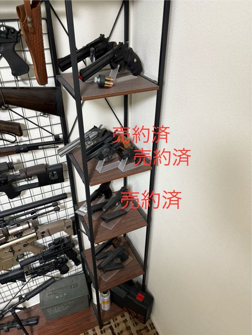 マルシン コルトアナコンダ 6インチ 木製グリップ（割れ有）