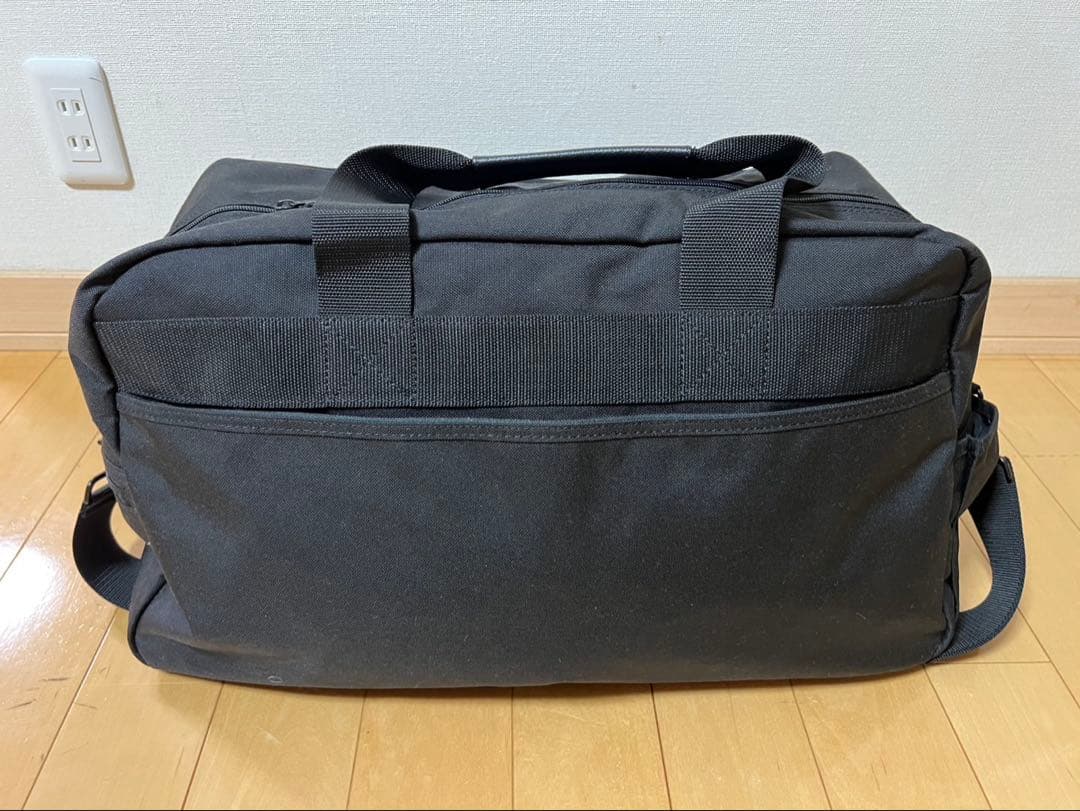 マンハッタンポーテージ　ブラック ボストンバッグ 耐久性キャンバス