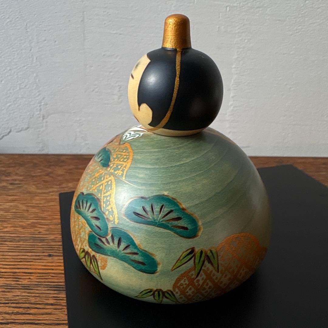 卯三郎こけし お雛さまこけし 平安 ひな祭り 木製 松竹梅