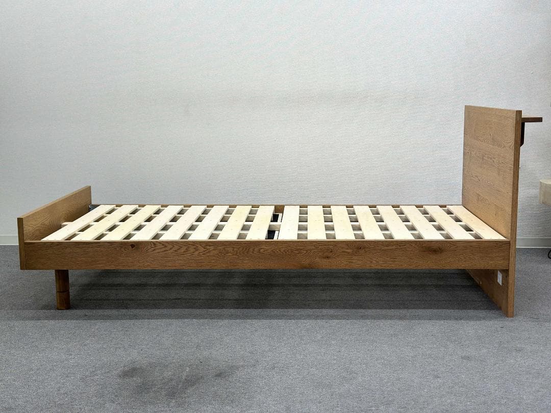 けい■unico■ADDAYベッド　ハイタイプS　シングル　ナチュラル