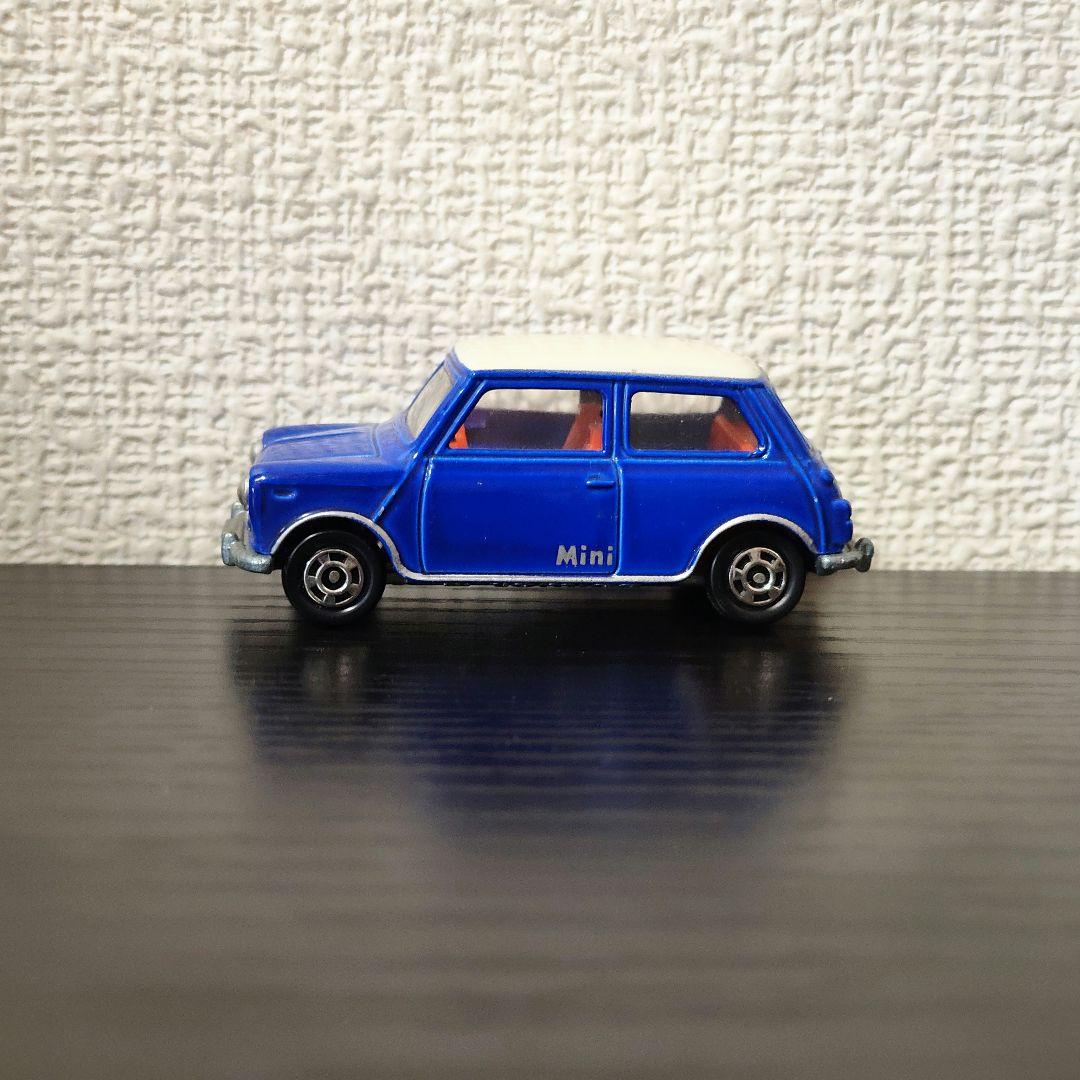 TOMICA　トミカ　ミニクーパー　青/白　輸出カラー　箱付き