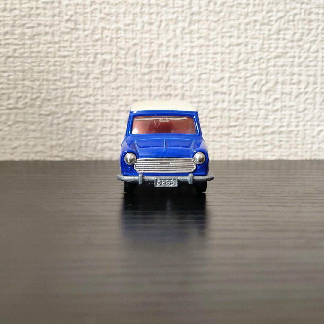 TOMICA　トミカ　ミニクーパー　青/白　輸出カラー　箱付き