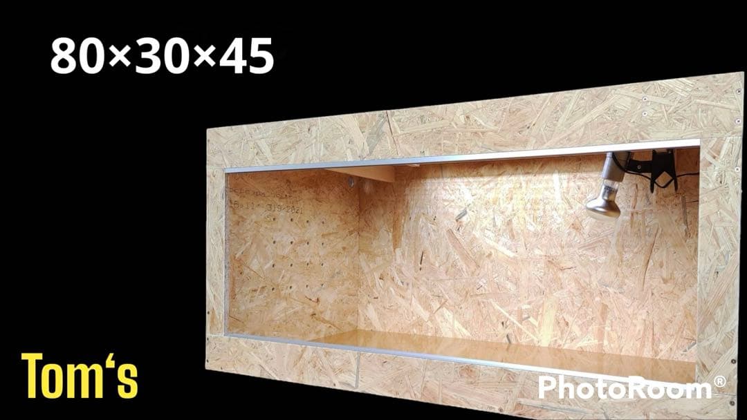 爬虫類ケージ 803045　付け木背面7センチ