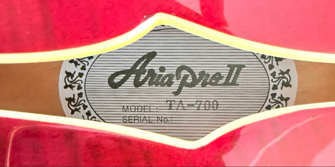 【希少美品】Aria Pro Ⅱ TA-700 セミアコ アリアプロ