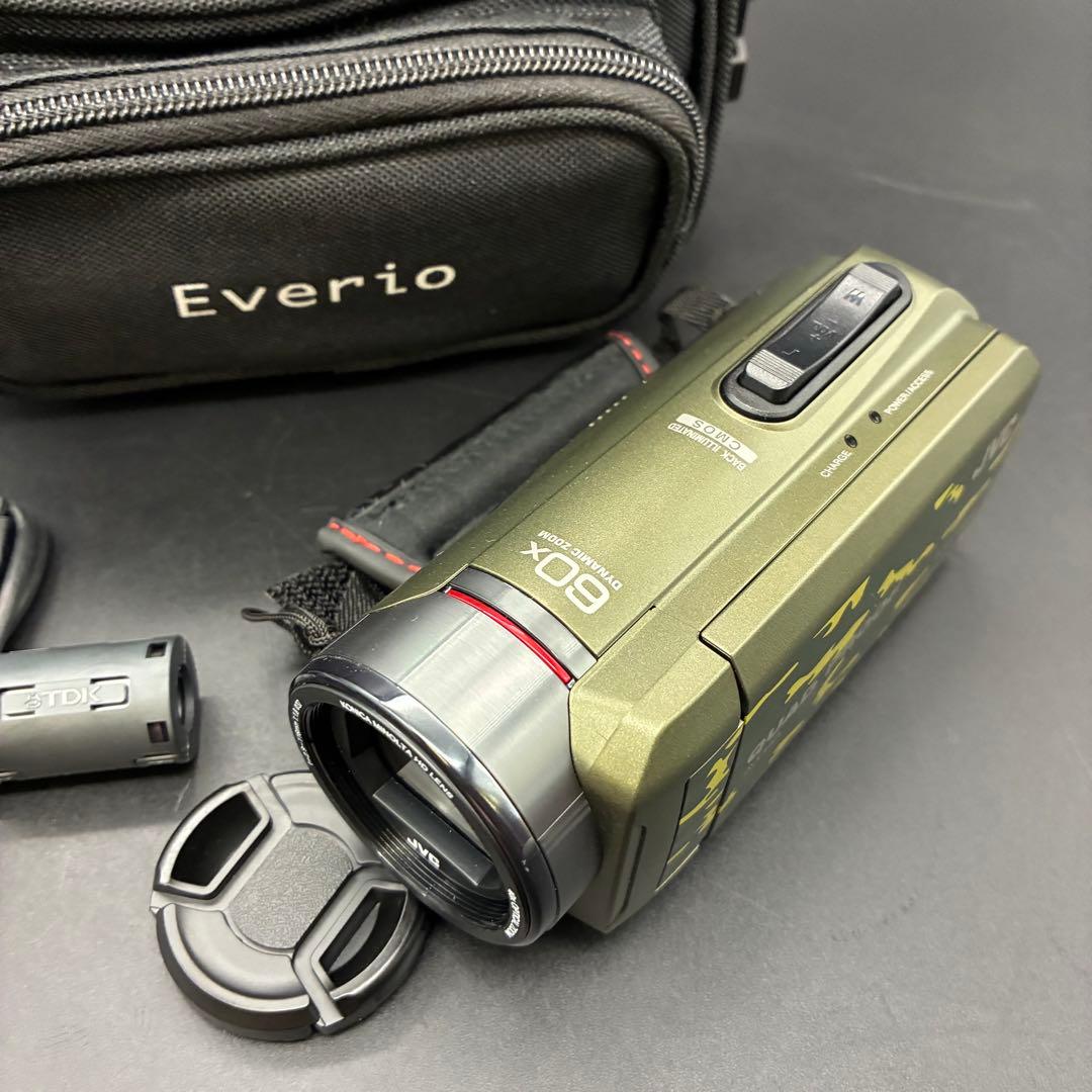 JVC GZ-R400-G Everio R カモフラージュ ビデオカメラ
