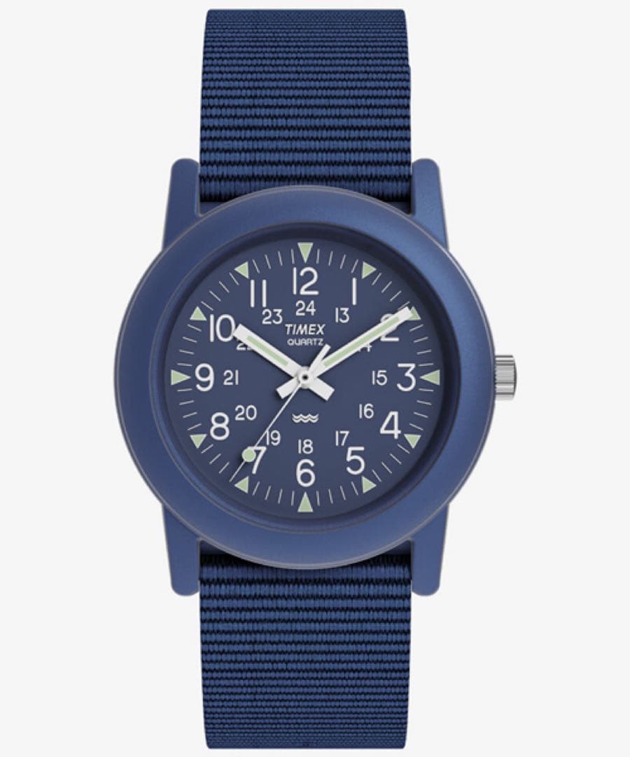 TIMEX キャンパー 34mm T2N257 EJ ネイビー 腕時計