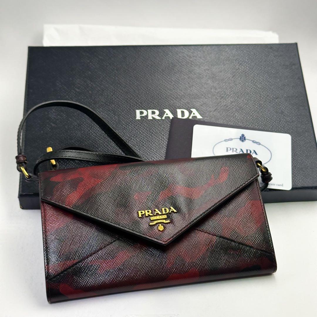 プラダサ フィアーノレザー ショルダー ウォレット 1559