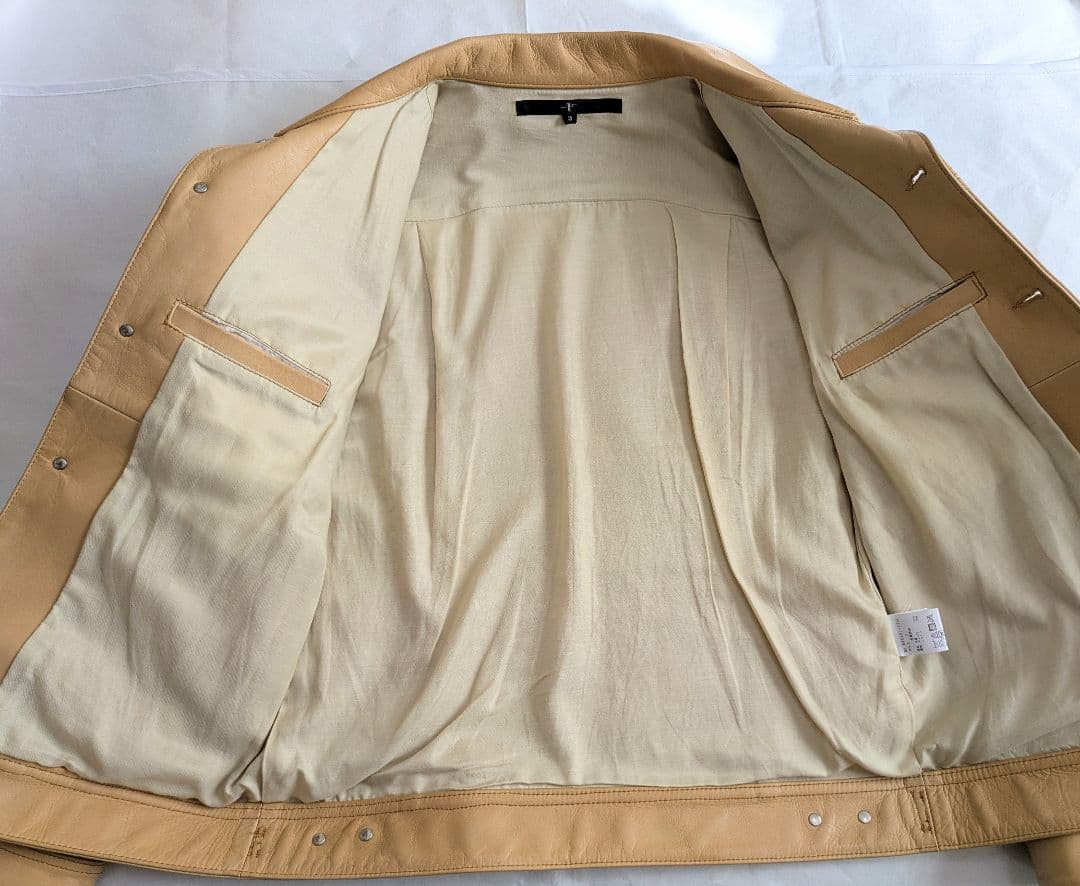 NO ID.　ノーアイディー　レザー　トラッカー　ジャケット