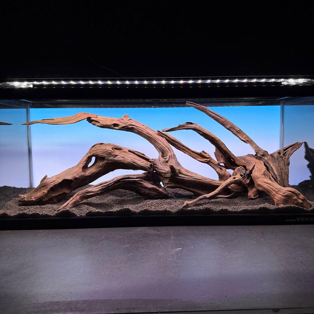 MRW-7188 赤系流木レイアウトセット　90cm水槽用流木　アクアリウム