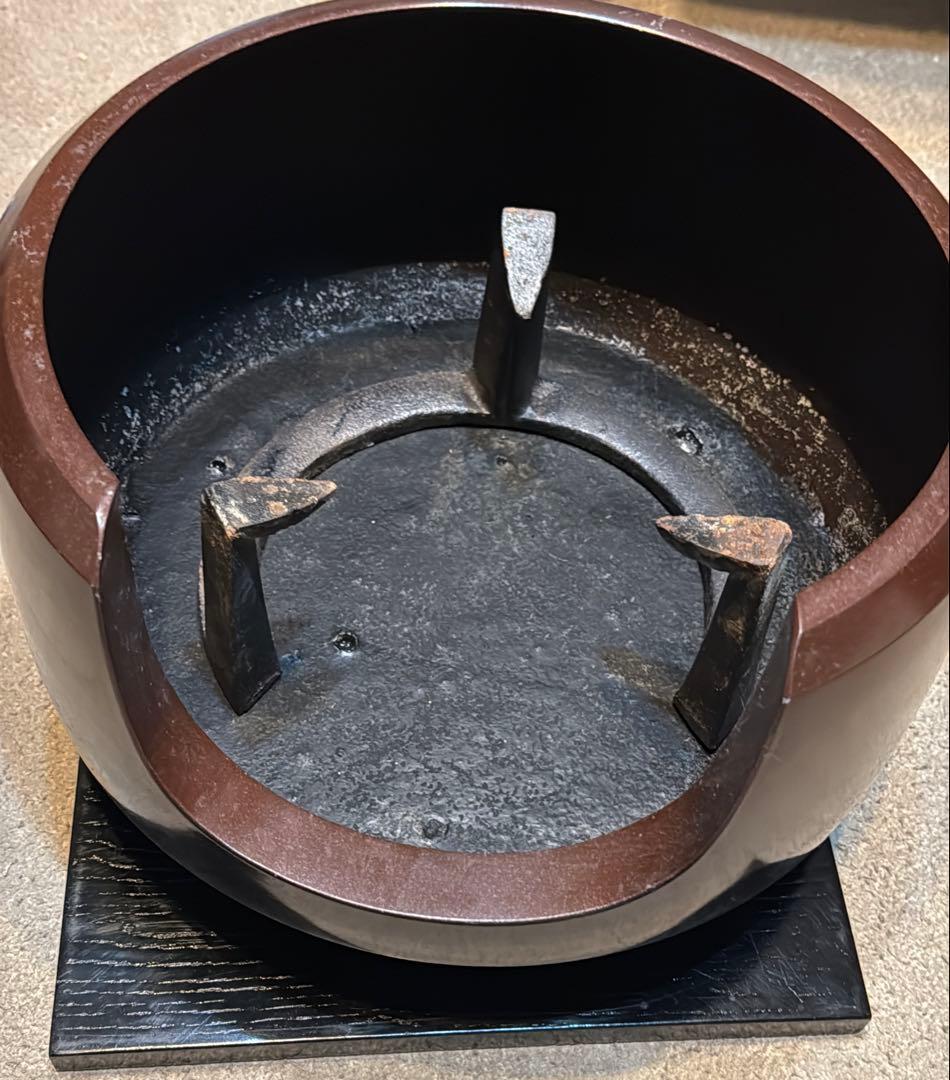 風炉、五徳、敷板　3点セット 価格見直し