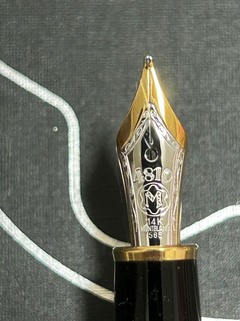 【未使用】モンブラン マイスターシュテュック 万年筆 セット ゴールド