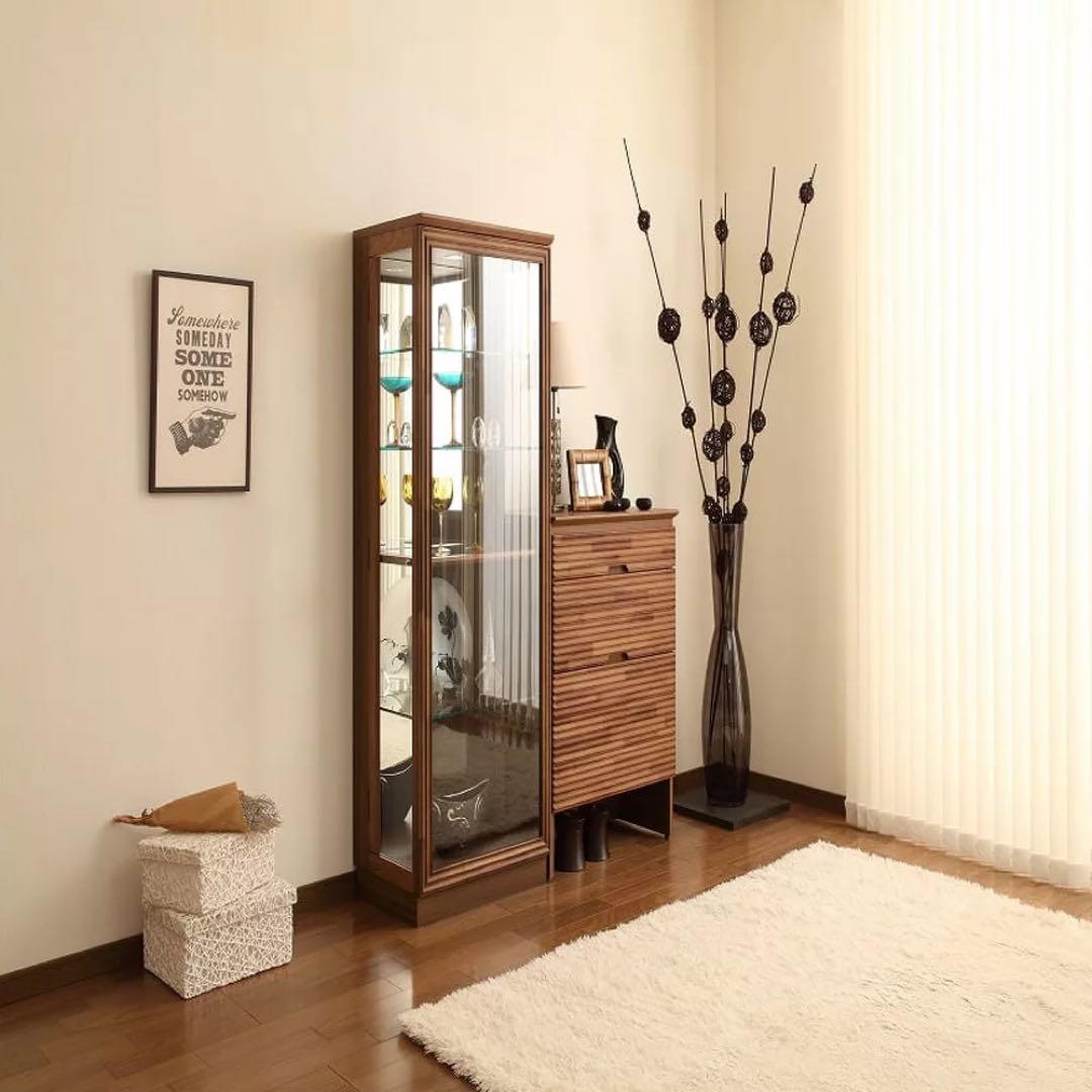 カリモク karimoku chitano キュリオケース ショーケース 飾り棚