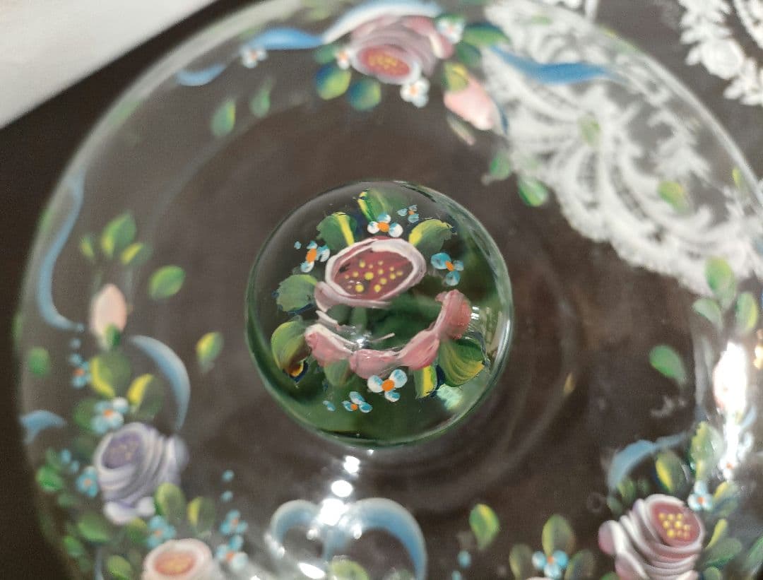 8045:アンティーク・イマン好き!いにしえ✨米国からのゲスト♡硝子ケーキドーム