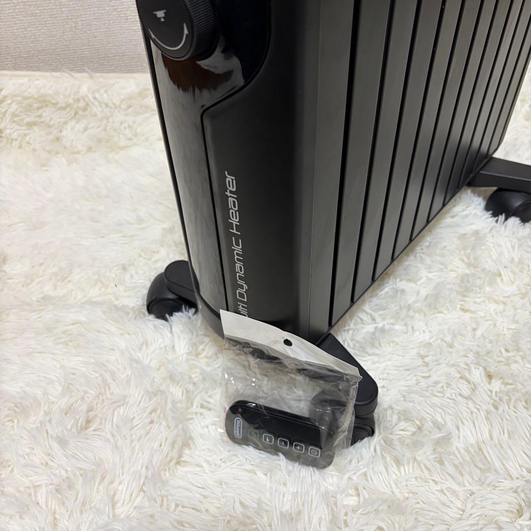 デロンギ オイルヒーター MDHU15-PB ブラック リモコン付き