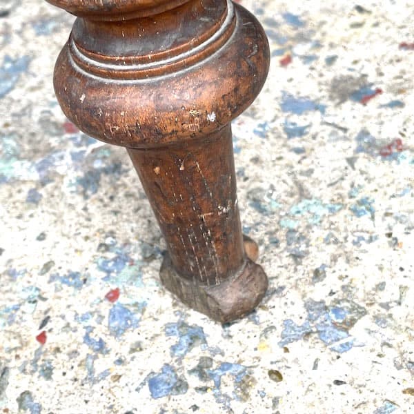 アンティーク　ダイニングテーブル　シャビィ　ロココ調　ワークテーブル