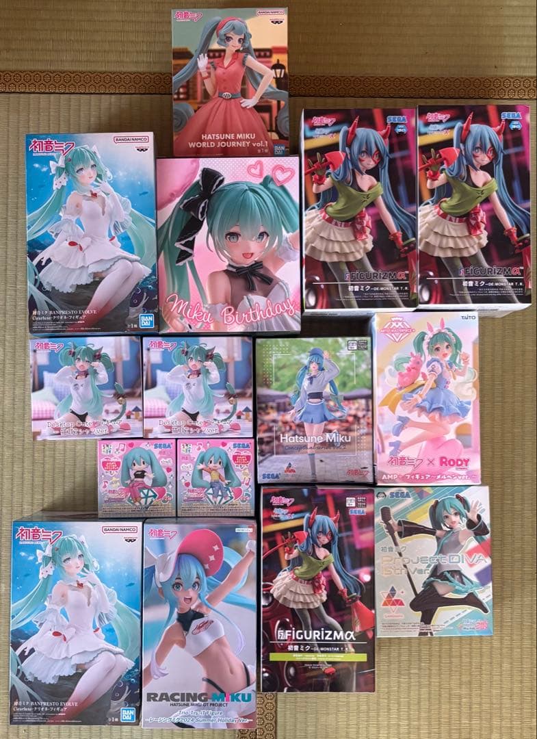 初音ミク　フィギュア15点セット