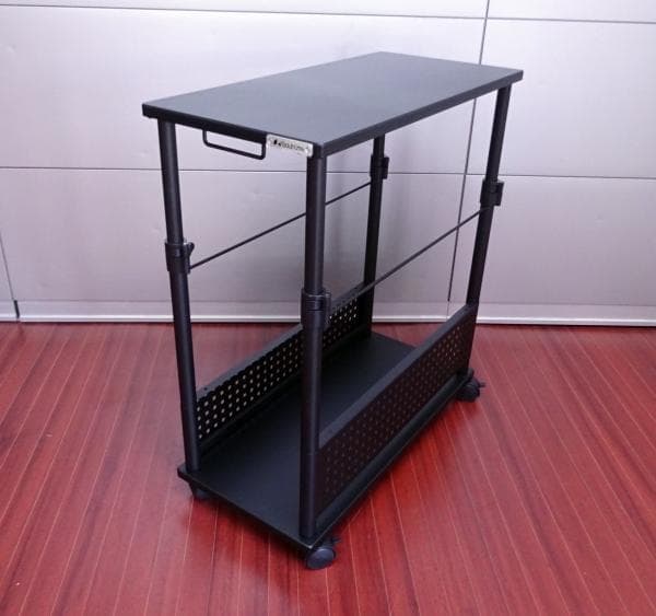 美品 バウヒュッテ 昇降式L字デスク用 CPUスタンドBHD-670H