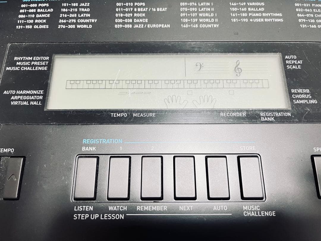 CASIO WK-245 76鍵盤 電子キーボード ペダル・AC付 動作品