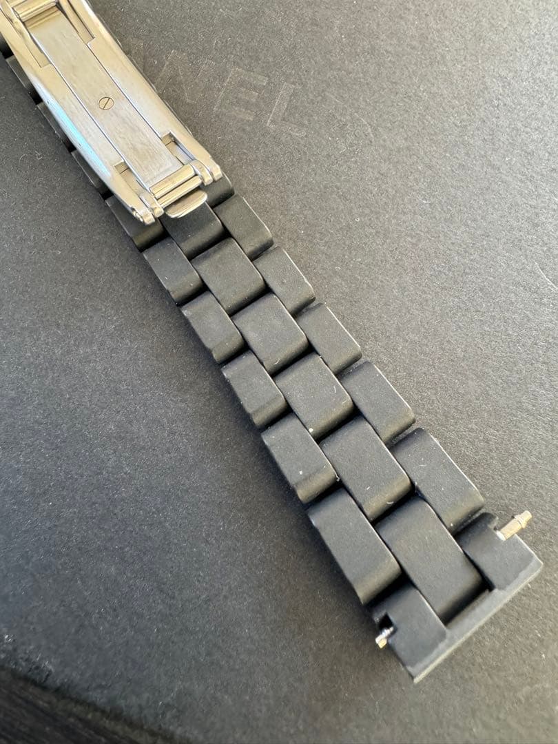 CHANEL J12 純正　ラバーベルト33ミリ