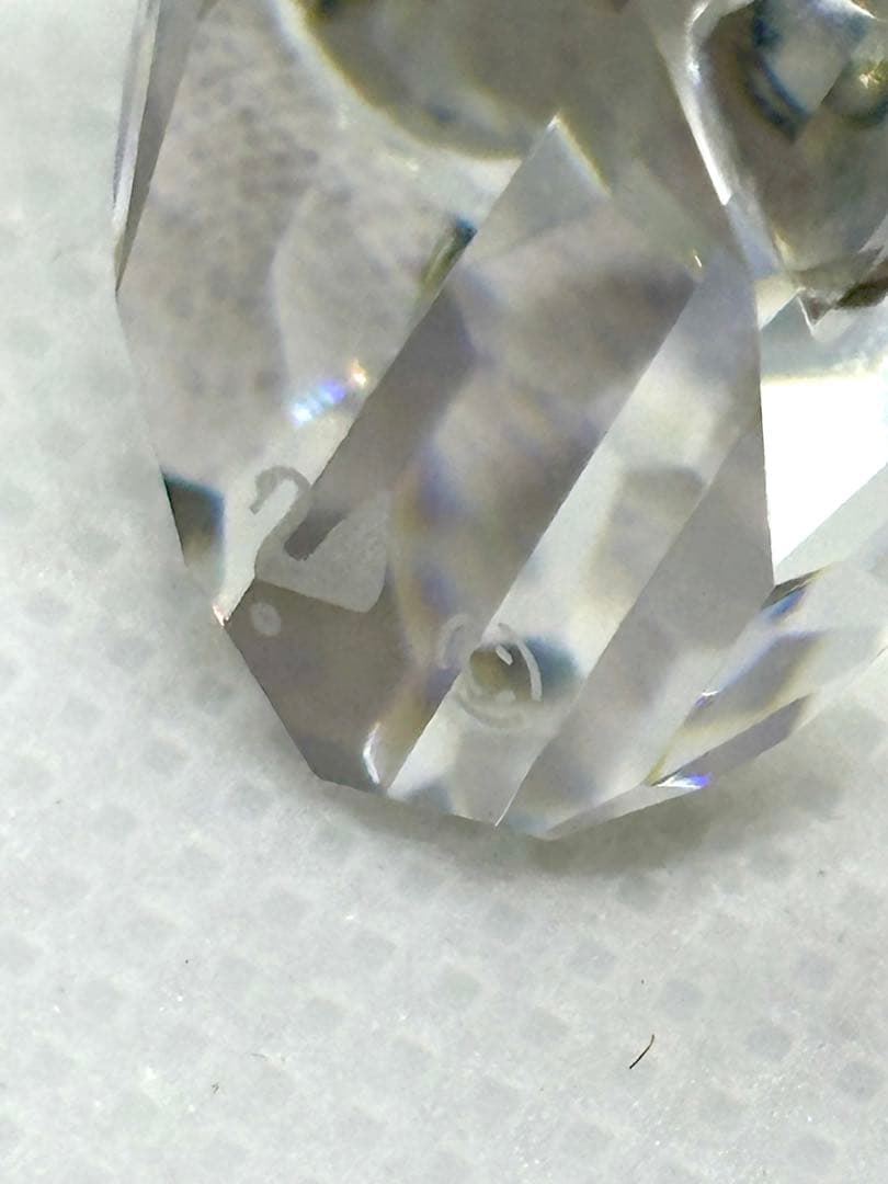 #スワロフスキー クリスタル フクロウ 2体セットP-5