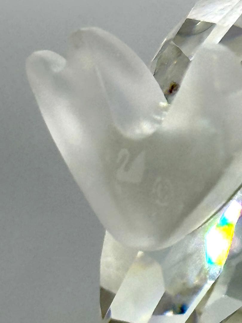 #スワロフスキー クリスタル フクロウ 2体セットP-5