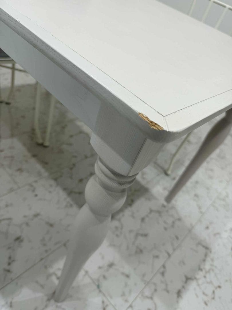 Francfranc最安値 ダイニングテーブル ホワイト 木製【送料込匿名便】