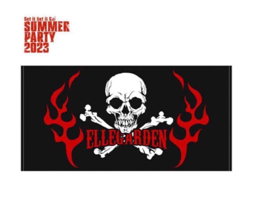 ELLEGARDEN スカルバスタオル 新品