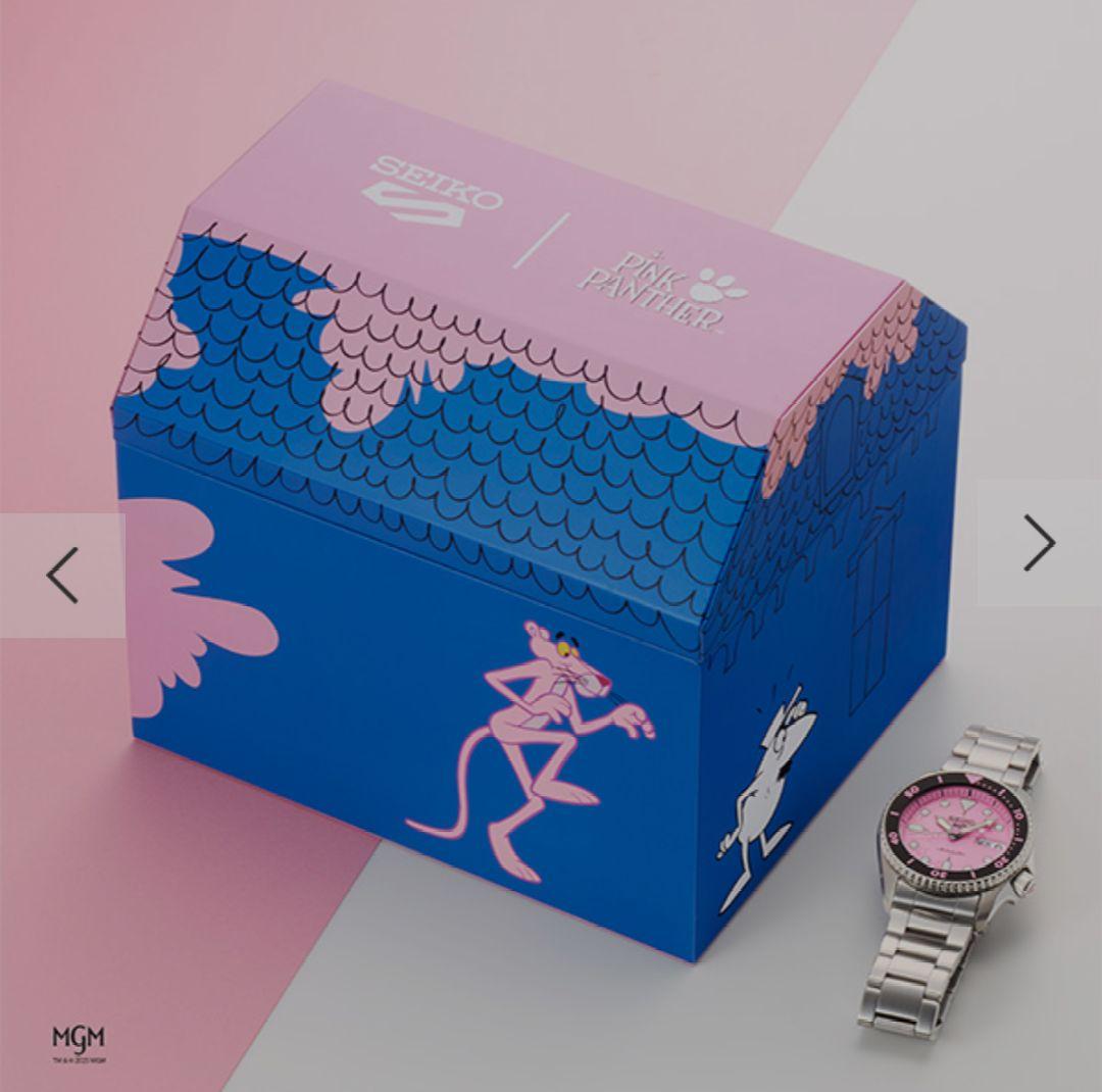 SBSA321 SEIKO ピンクパンサー 自動巻き時計 限定版