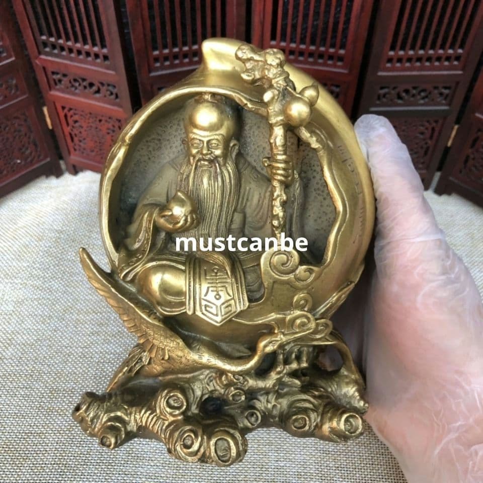 仏教美術 仏像 寿星 長寿仏 応接間 茶室 装飾品 工芸 品銅製 置物