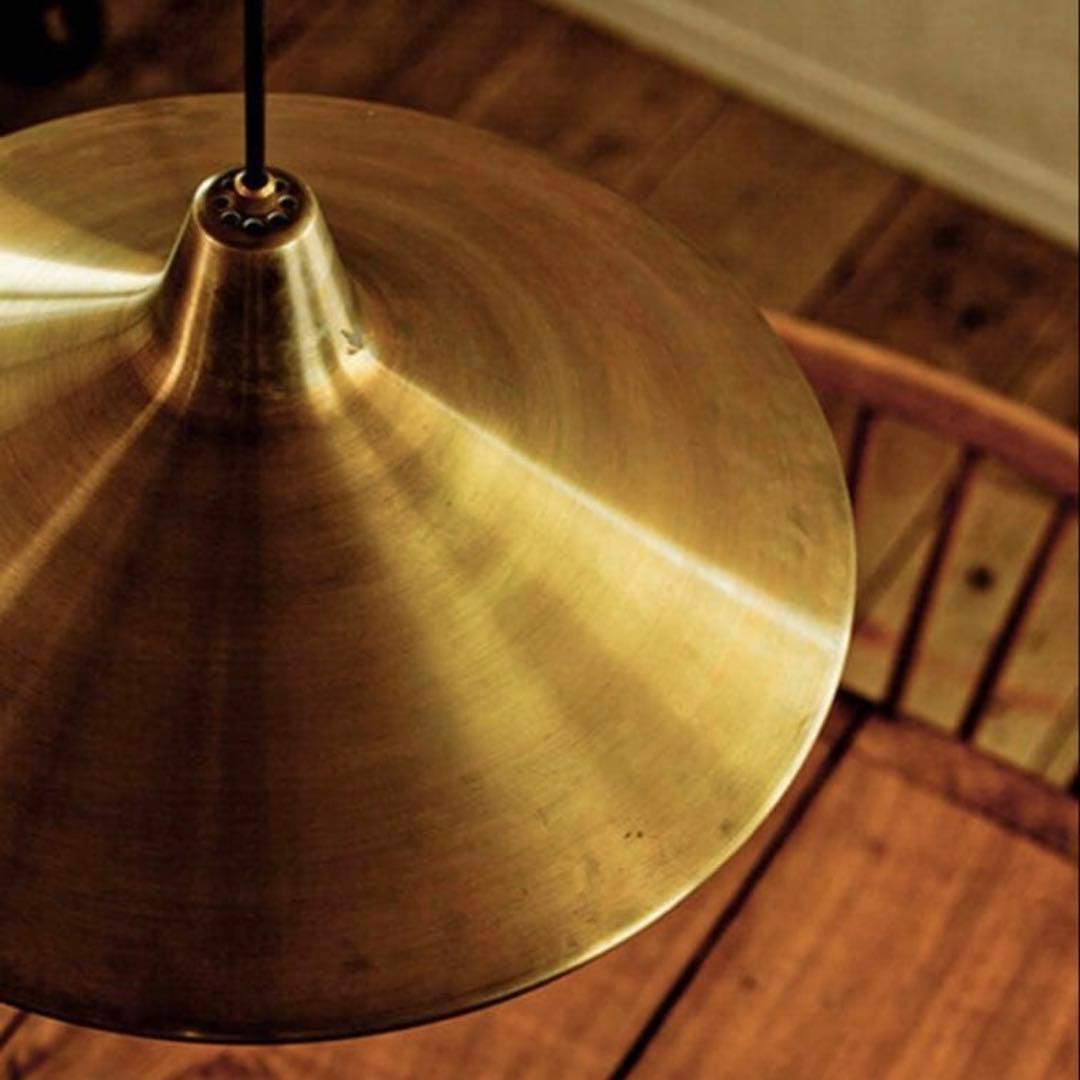 flame 真鍮製ペンダントライト brass L natural φ460㍉