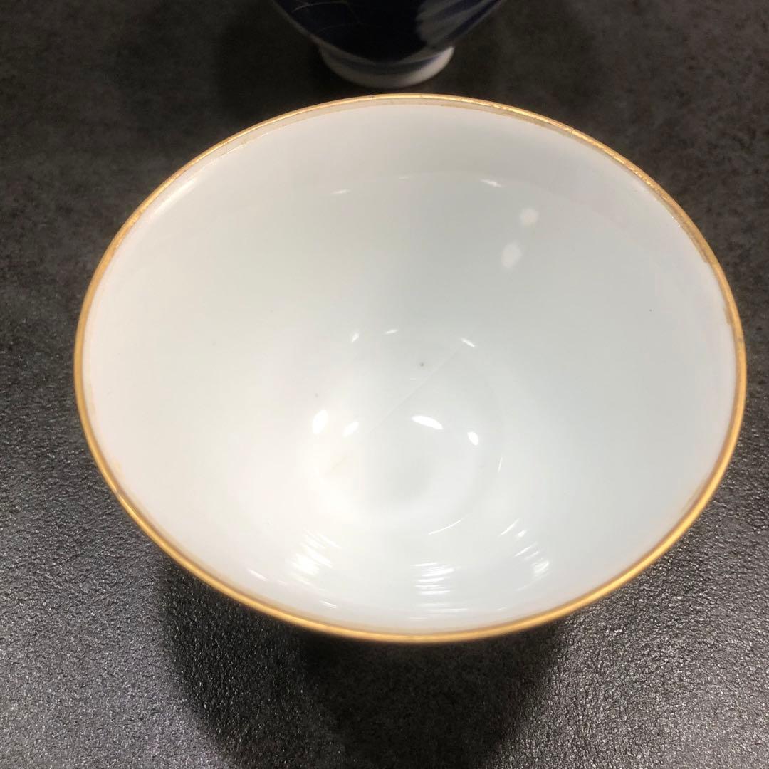 香蘭社　愁海棠　急須　湯呑