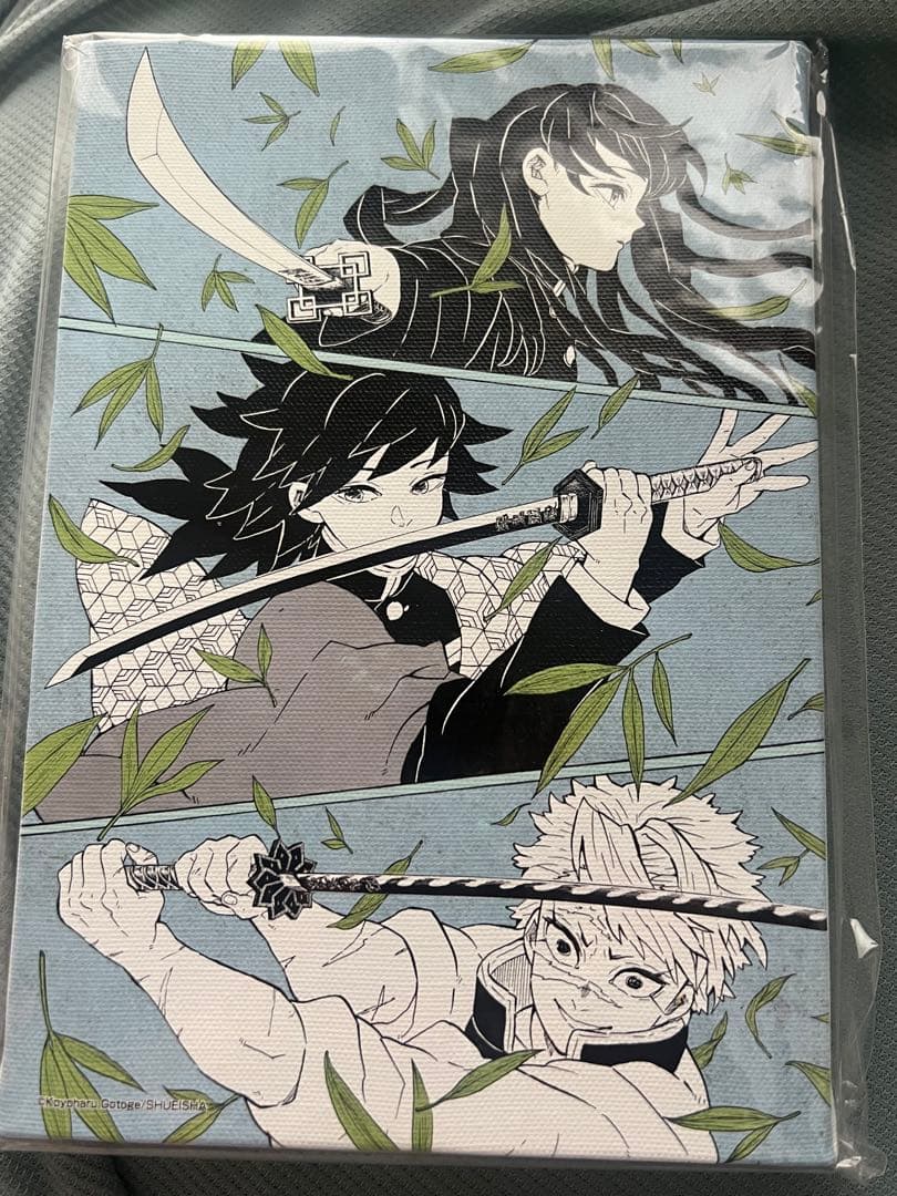 鬼滅の刃 デザインアートボード 原画展 冨岡義勇 不死川実弥 時透無一郎