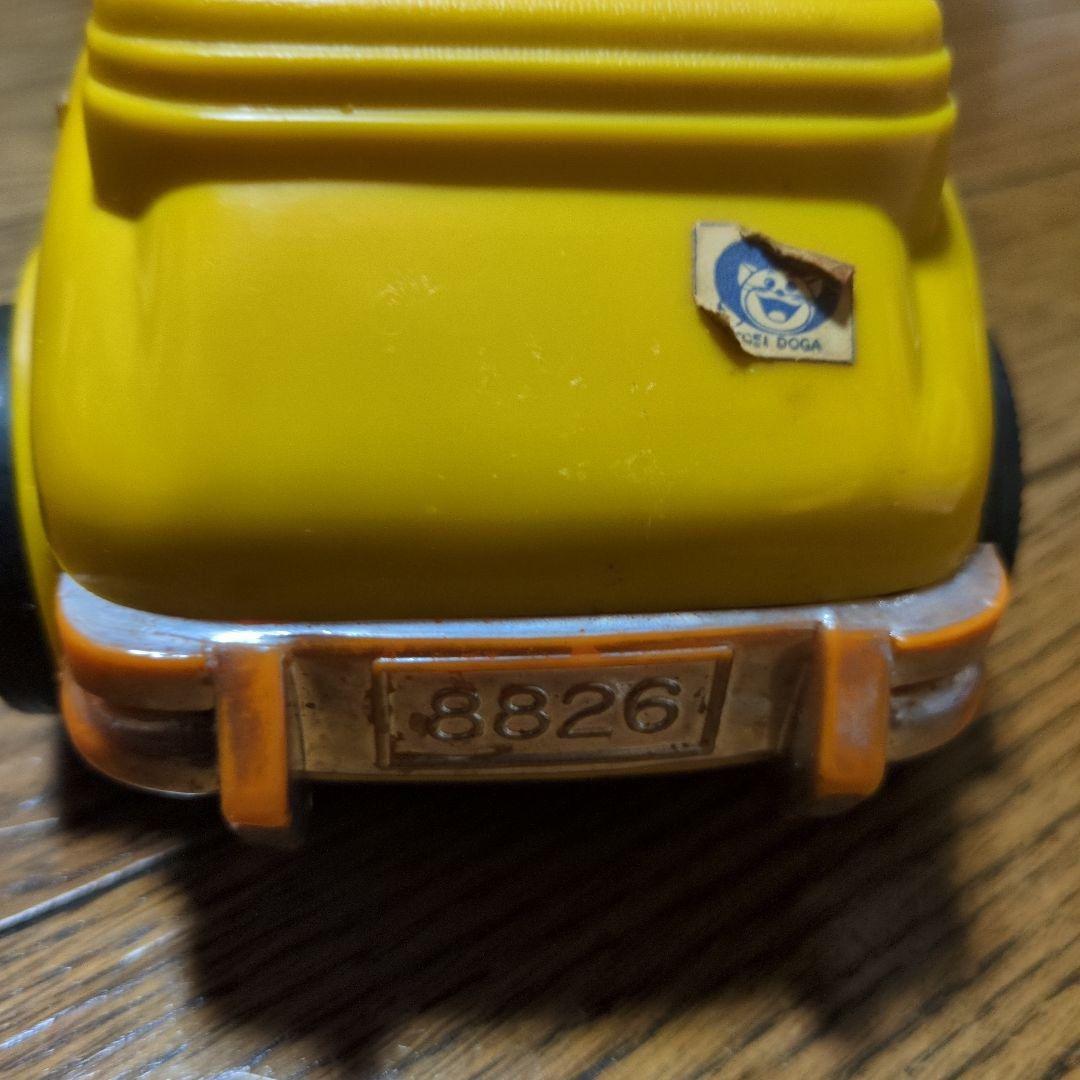 鋼鉄ジーグ　ミニカー　車　マスダヤ　黄色いオープンカー 人形付き 8826